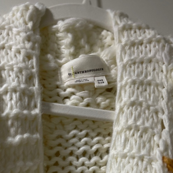 Anthropologie Rare In Things Bauble Chunky Knit Cardigan NWOT - Picture 8 of 14